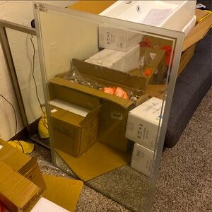 New electric mirror  24*35 in